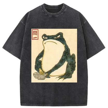Matsumoto Hoji Japanese Frog Washed T-Shirt