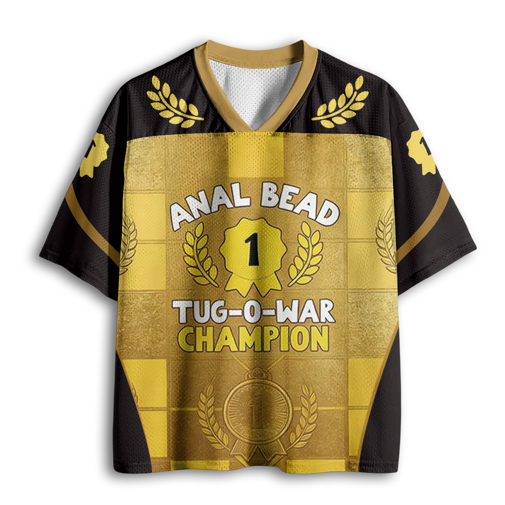 Baddiecat Anal Bead Tug-O-War Champion Mesh Jersey
