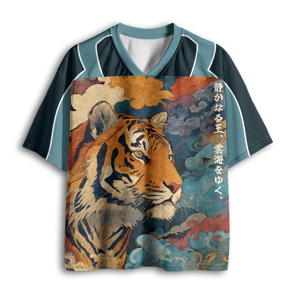 Baddiecat Painted Tiger Mesh Jersey