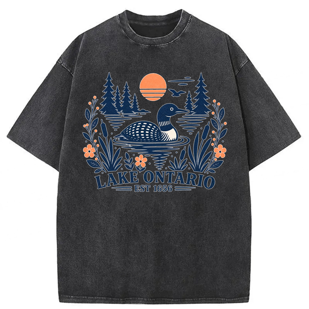 Tokyoviva Lake Ontario Washed T-shirt