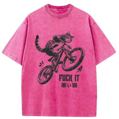 Tokyoviva Bad Cat Washed T-shirt