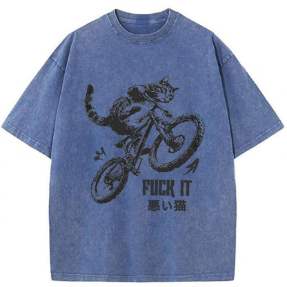 Tokyoviva Bad Cat Washed T-shirt