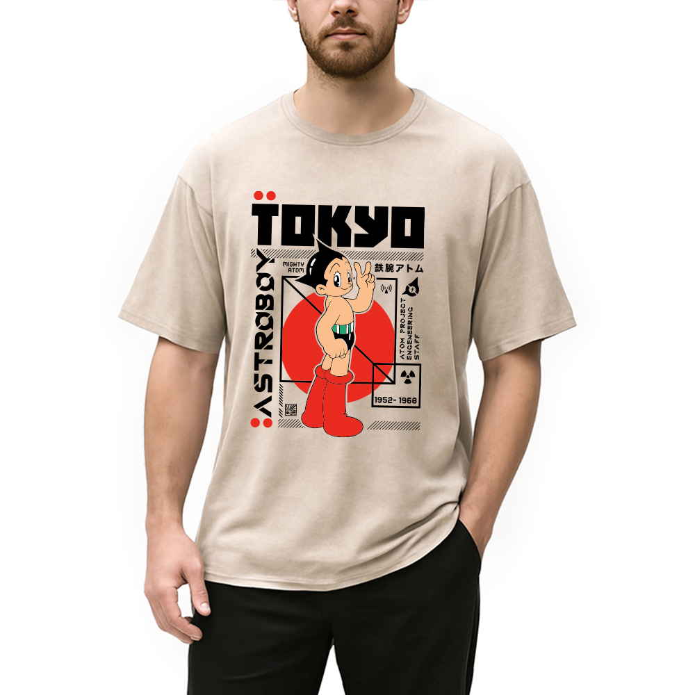 Astro Boy Japanese Washed T-Shirt