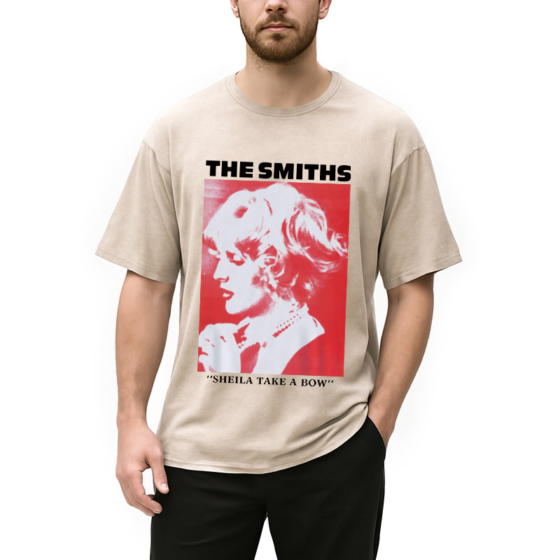 The Smiths Sheila Take A Bow Meme Washed T-Shirt