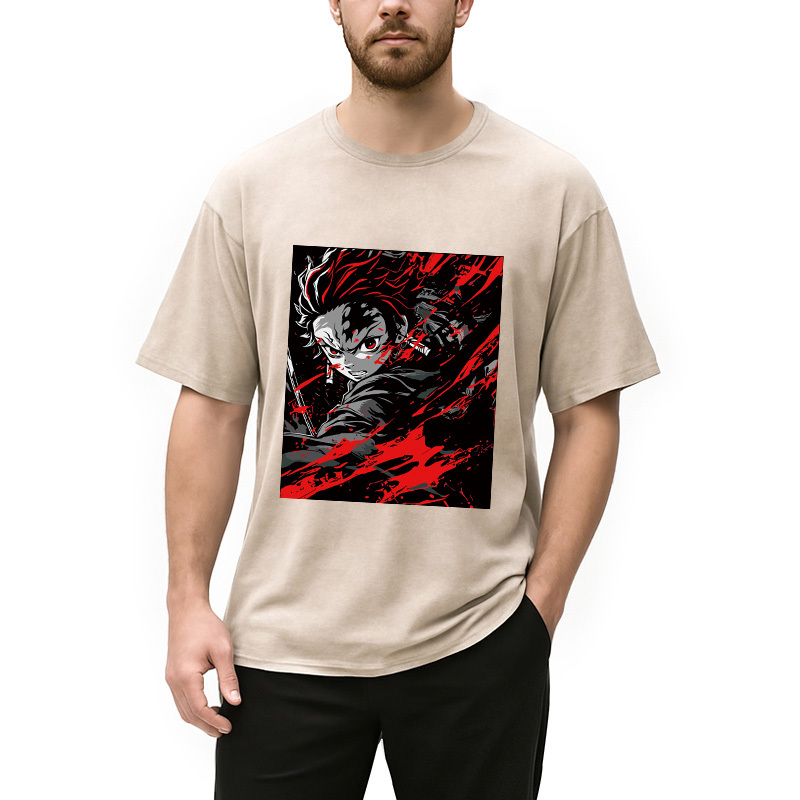 Demon Slayer Daring Duels Washed T-Shirt