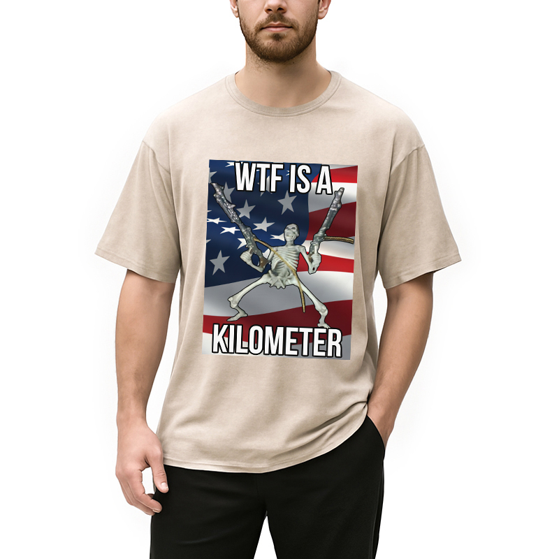 WTF Is A Kilometer Washed T-Shirt