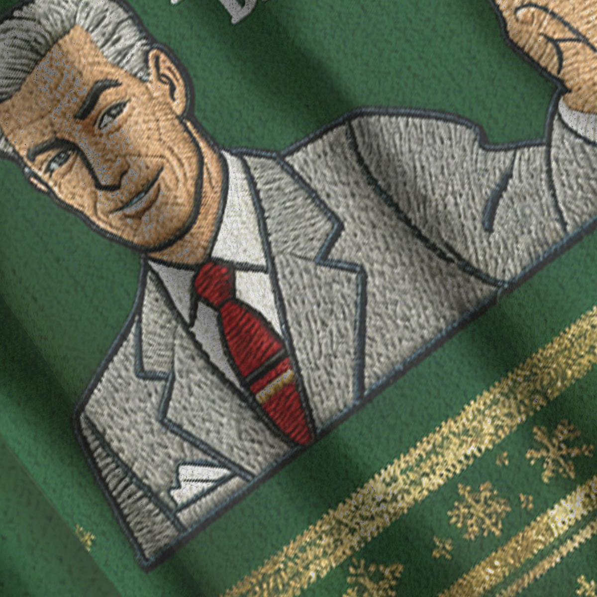 Baddiecat Pipe Down Dipshit Christmas Ugly Sweatshirt