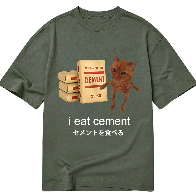 I Eat Cement Meme Classic T-Shirt