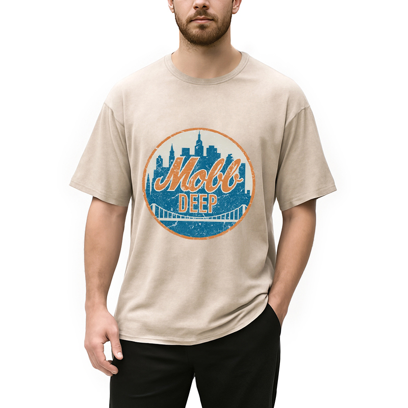 Mobb Deep Queens New York Vintage Washed T-Shirt