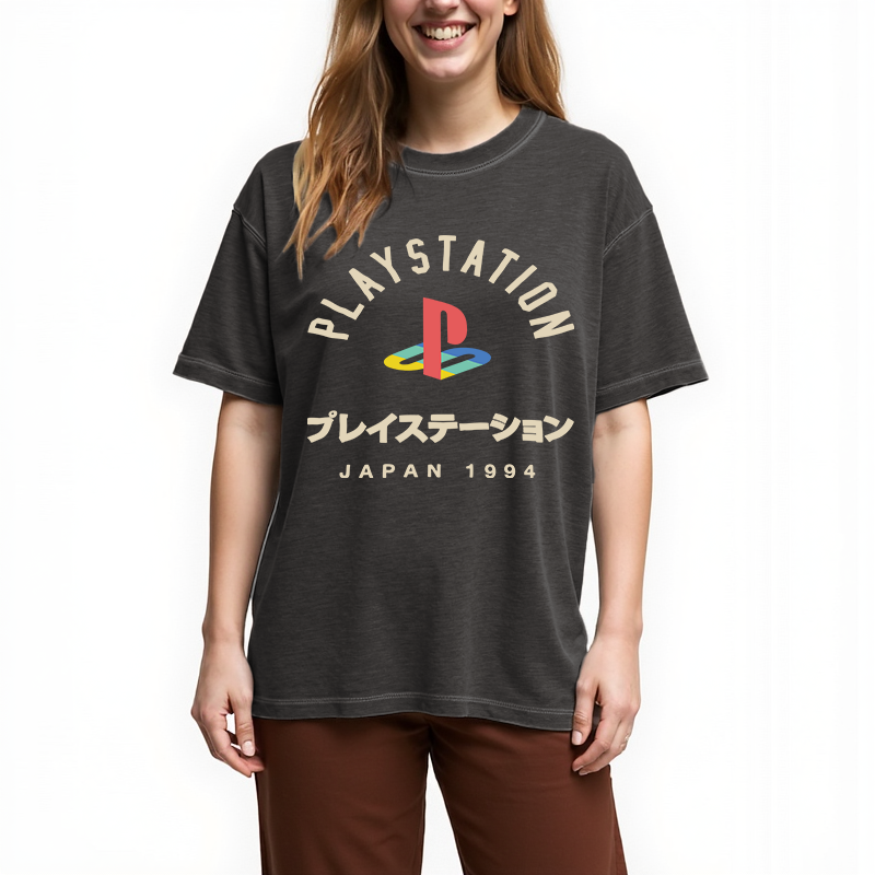 PlayStation Japan Gradient Washed T-Shirt