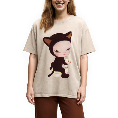 Yoshitomo Nara Washed T-Shirt