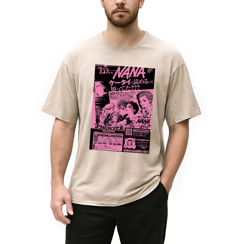 Nana Black Stone Washed T-Shirt
