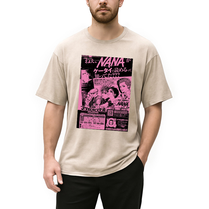 Nana Black Stone Washed T-Shirt