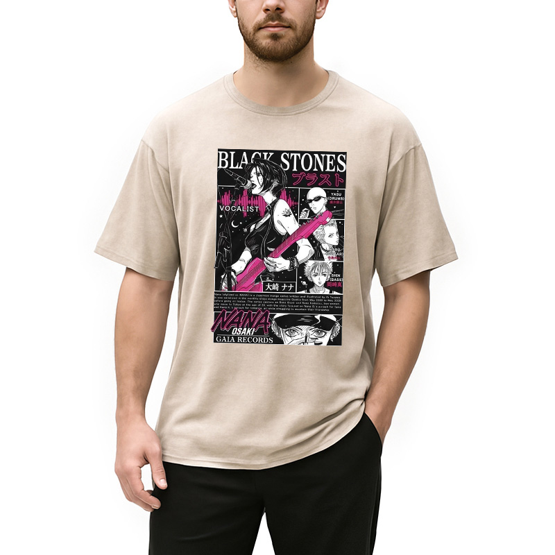 Black Stone Washed T-Shirt