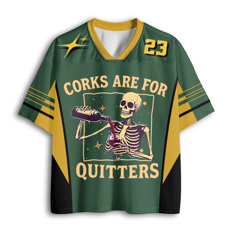 Baddiecat Corks Are For Quitters Mesh Jersey