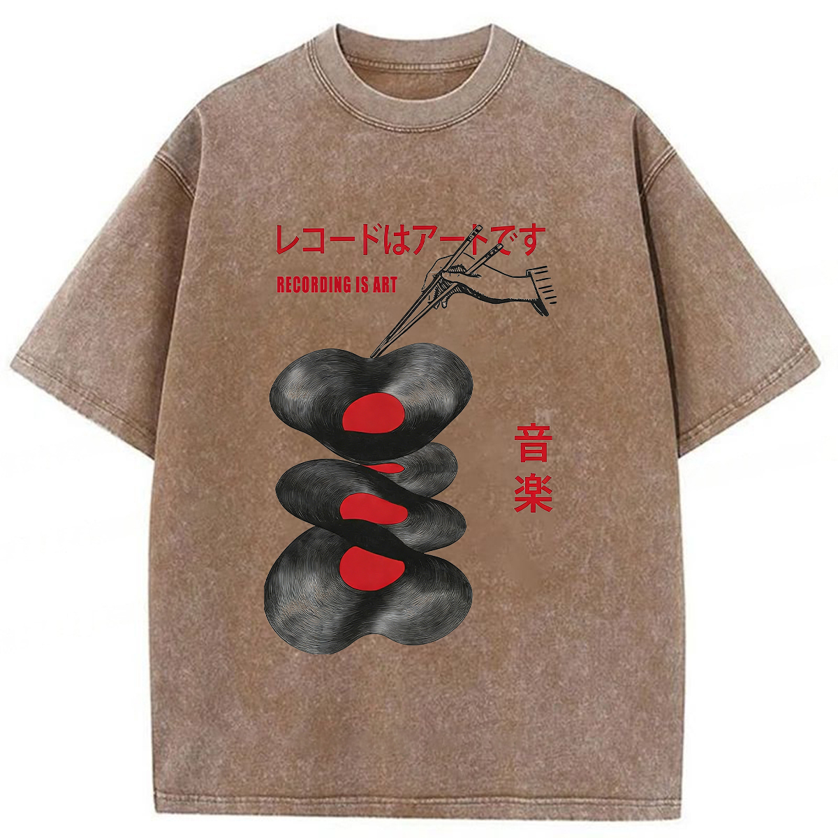 Tokyoviva Records Art Washed T-shirt
