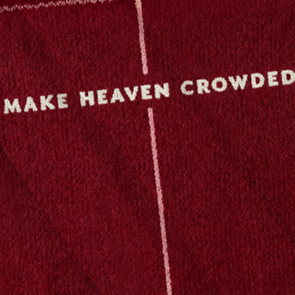 Baddiecat Make Heaven Crowded Christian Christmas Ugly Sweatshirt