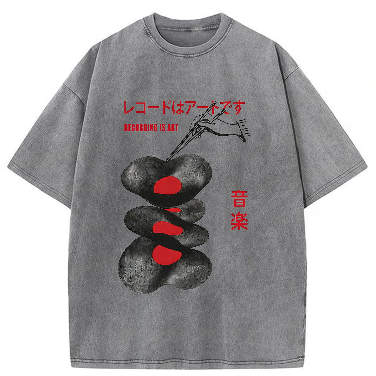 Tokyoviva Records Art Washed T-shirt