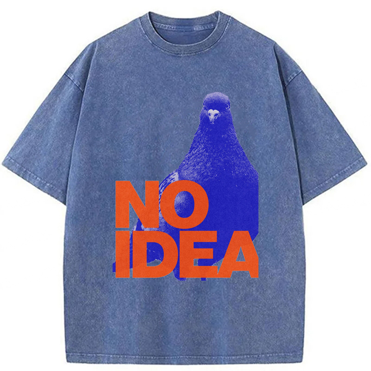 Tokyoviva No Idea Crowned Pigeon Washed T-shirt