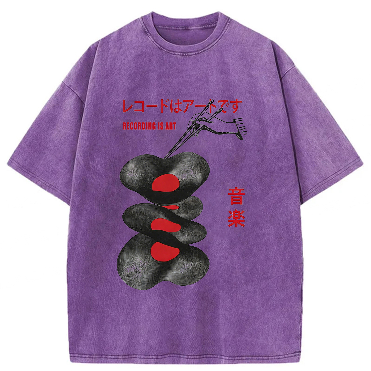 Tokyoviva Records Art Washed T-shirt