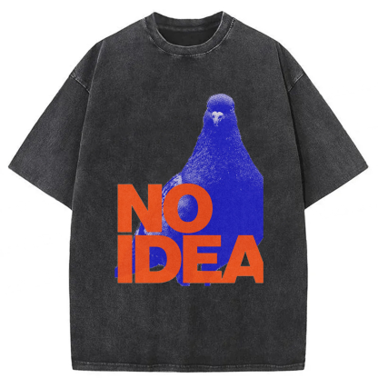 Tokyoviva No Idea Crowned Pigeon Washed T-shirt