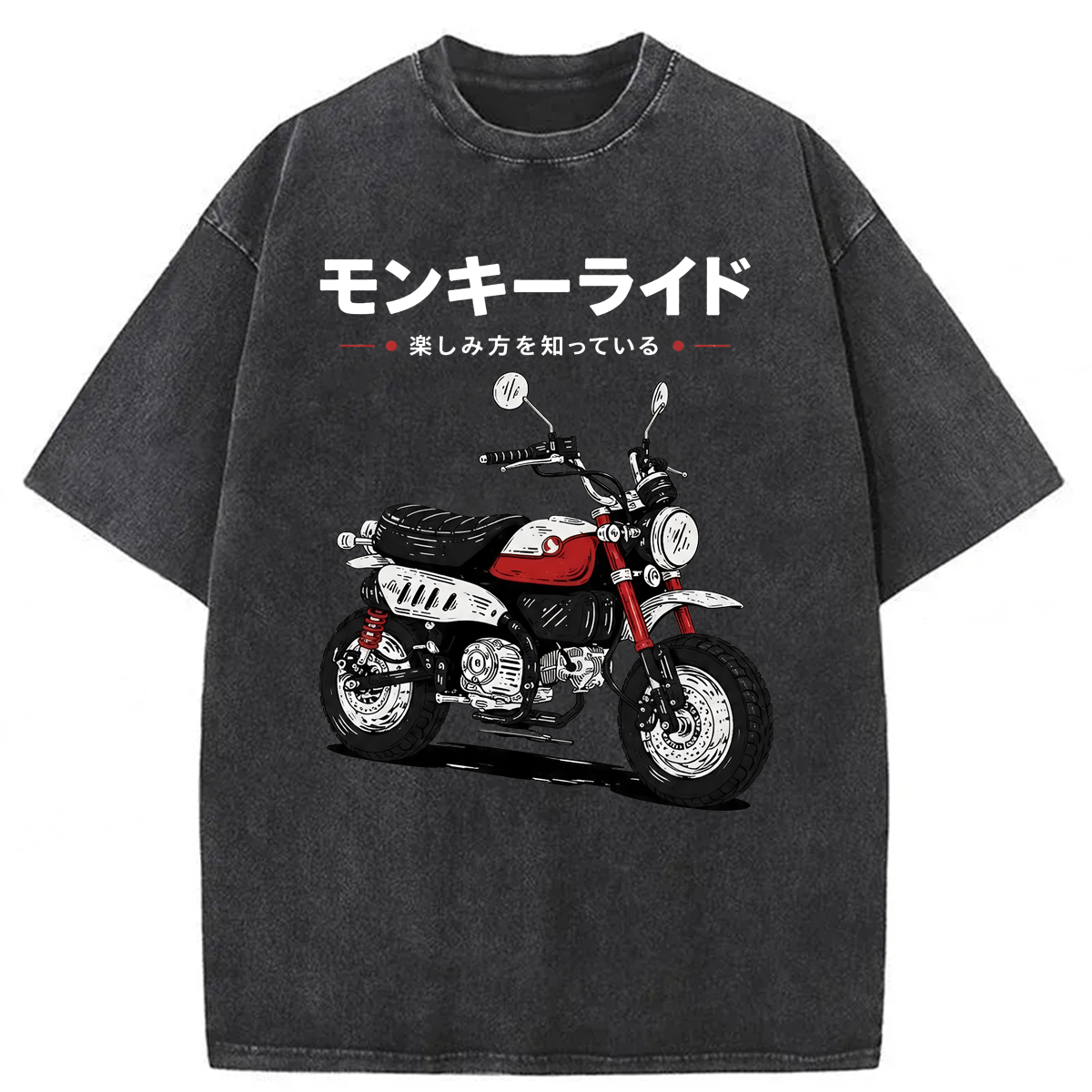 Tokyoviva Japanese Motorcycle Washed T-shirt