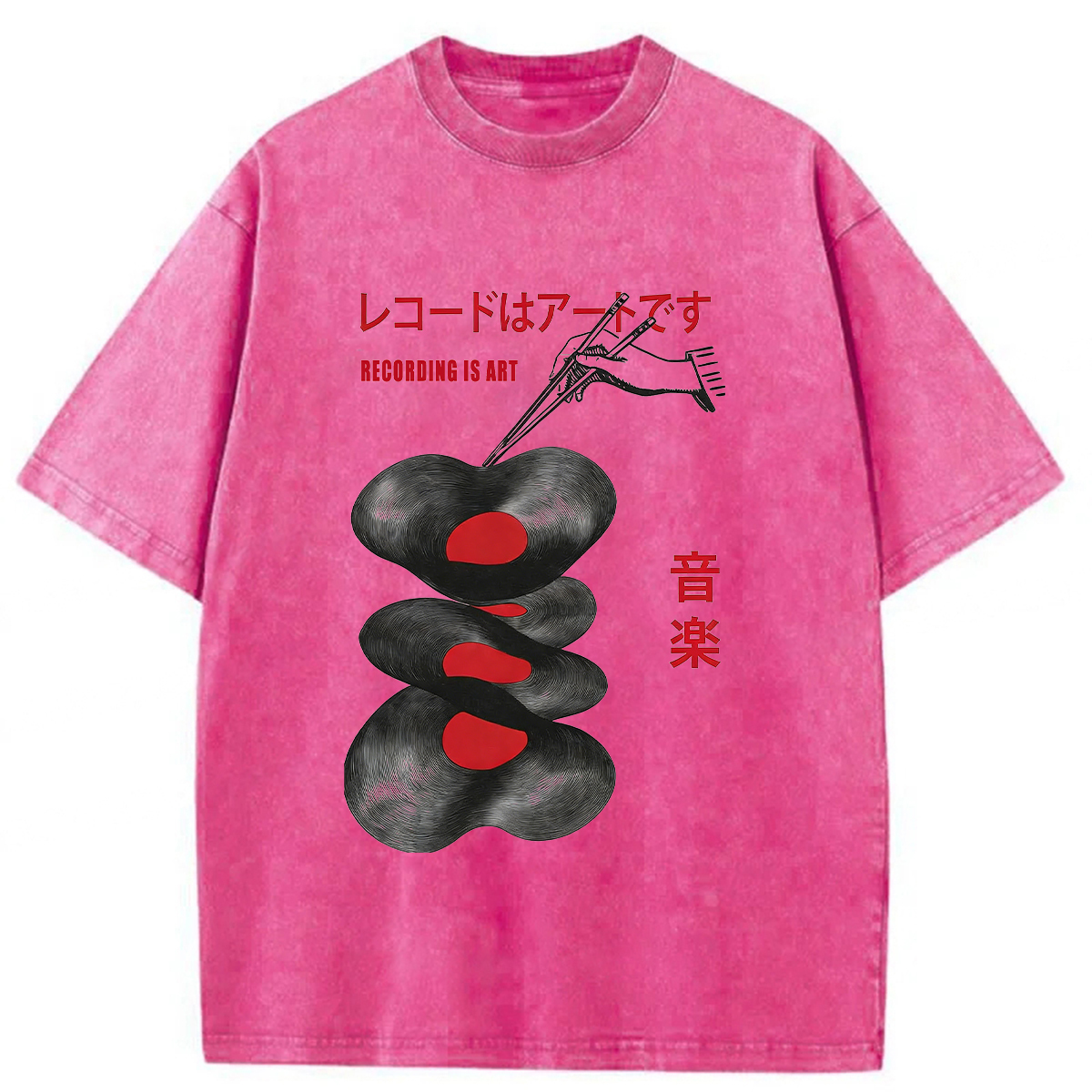 Tokyoviva Records Art Washed T-shirt