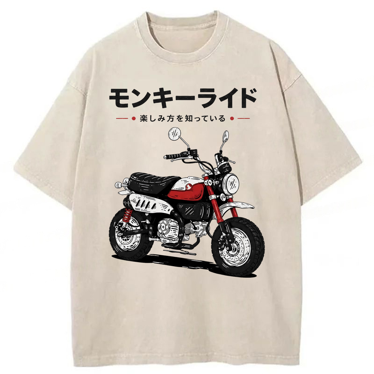 Tokyoviva Japanese Motorcycle Washed T-shirt