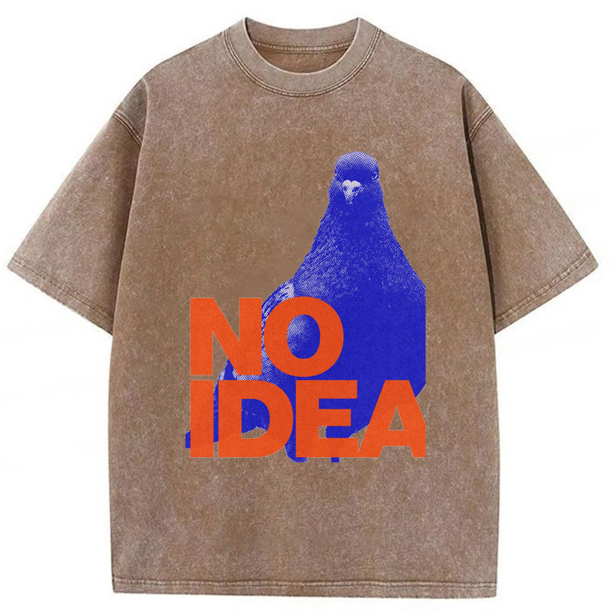 Tokyoviva No Idea Crowned Pigeon Washed T-shirt