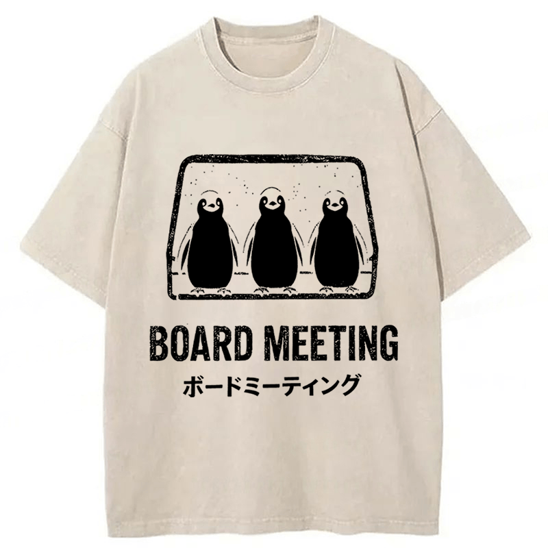 Tokyoviva Boare Meeting Washed T-shirt
