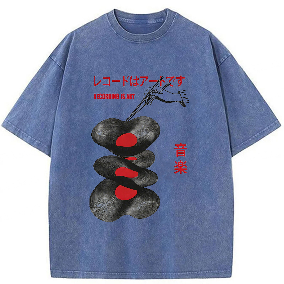 Tokyoviva Records Art Washed T-shirt