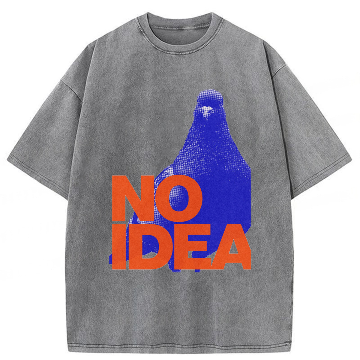 Tokyoviva No Idea Crowned Pigeon Washed T-shirt