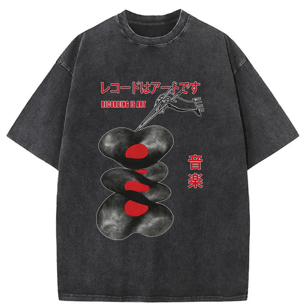 Tokyoviva Records Art Washed T-shirt