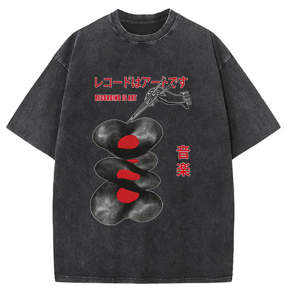 Tokyoviva Records Art Washed T-shirt