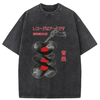 Tokyoviva Records Art Washed T-shirt