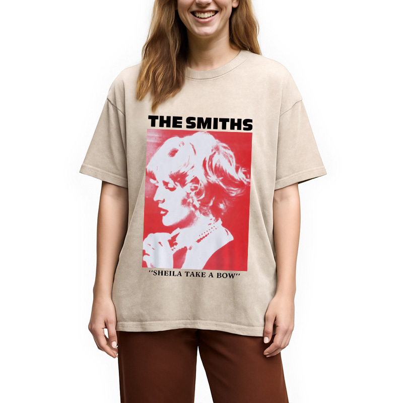 The Smiths Sheila Take A Bow Meme Washed T-Shirt