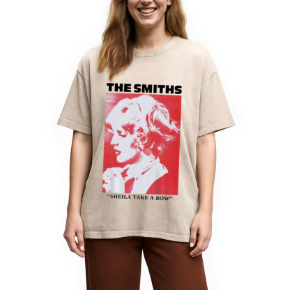 The Smiths Sheila Take A Bow Meme Washed T-Shirt