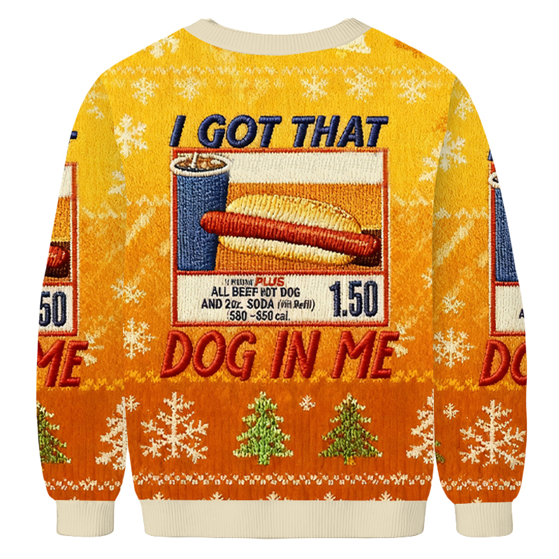 Baddiecat I Got That Dog In Me Christmas Ugly Sweatshirt