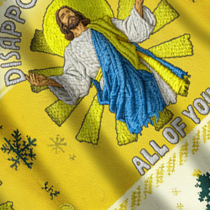 Baddiecat Disappointments All Of You Christmas Ugly Sweatshirt