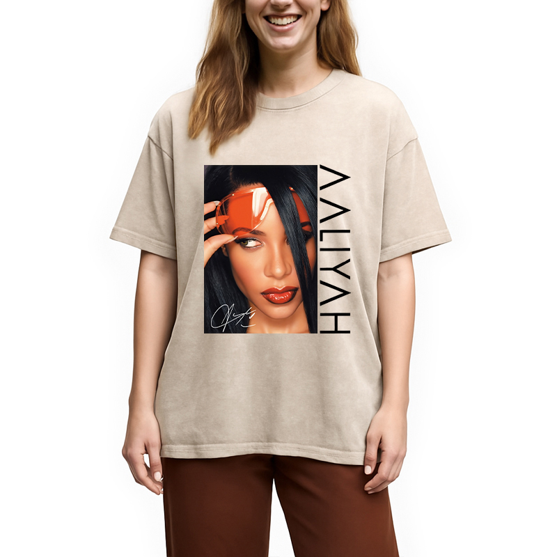 Aaliyah Vintage Washed T-Shirt