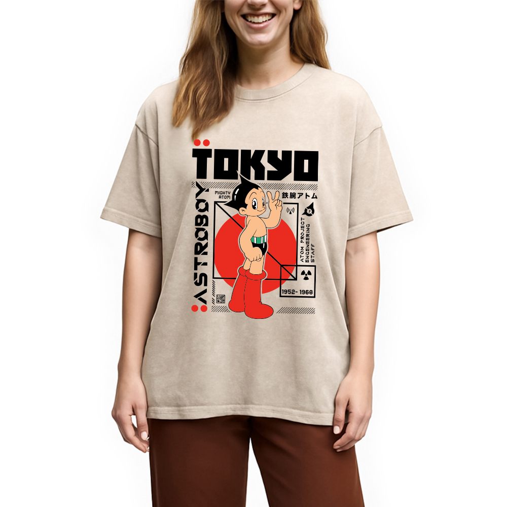Astro Boy Japanese Washed T-Shirt