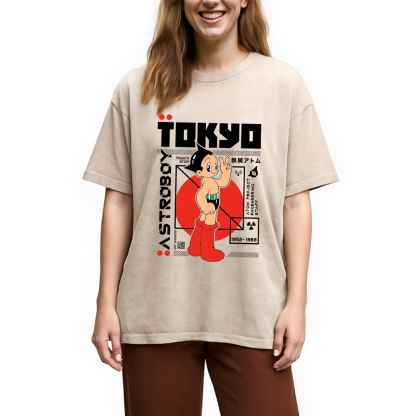 Astro Boy Japanese Washed T-Shirt