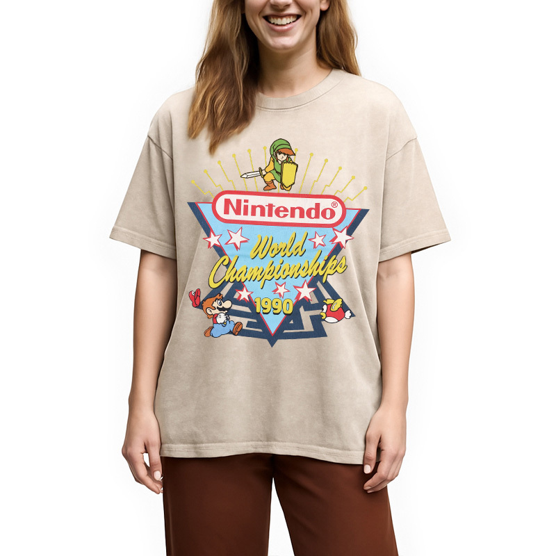 90s Nintendo World Championship Washed T-Shirt