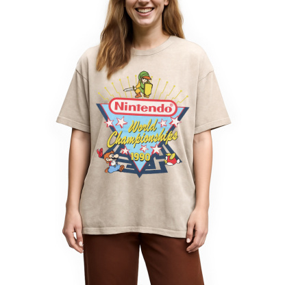 90s Nintendo World Championship Washed T-Shirt