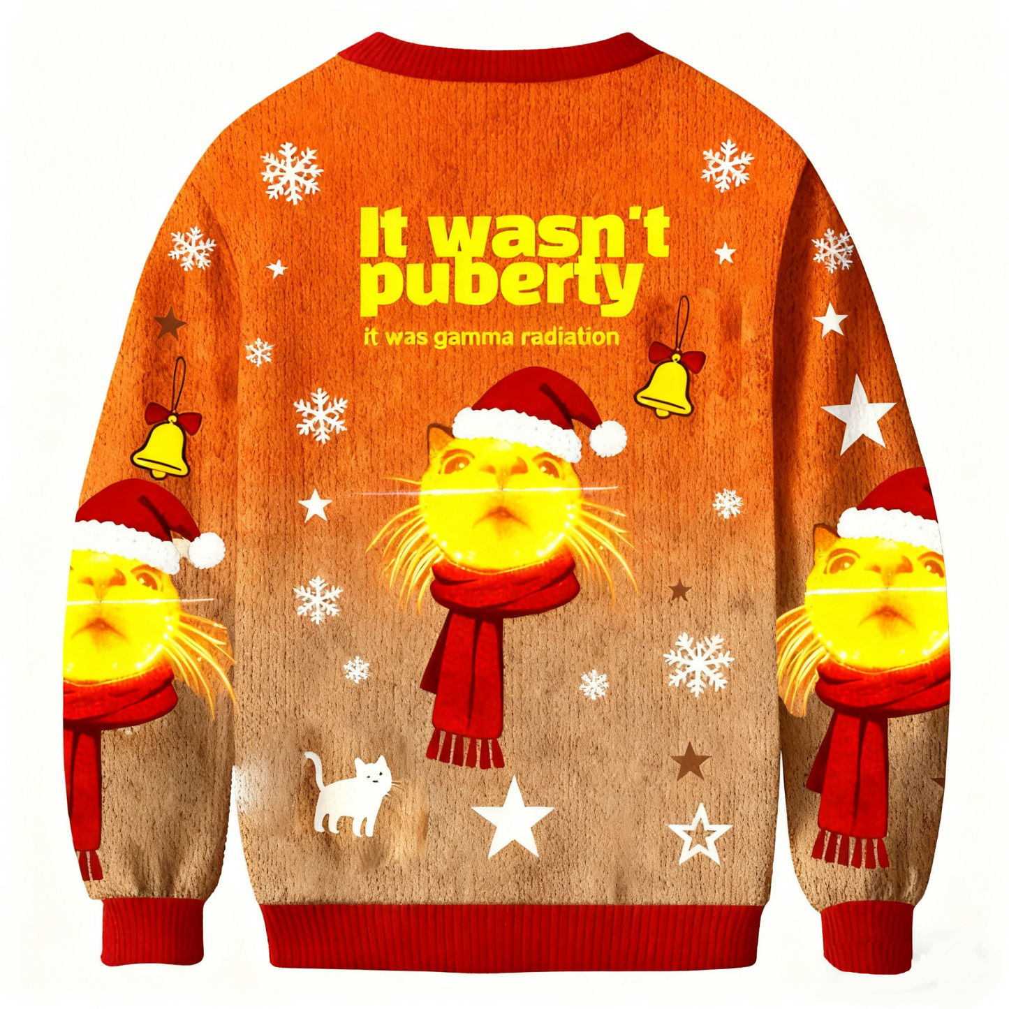 This Wan't Puberty It's Gamma Radiation Ugly Sweatshirt