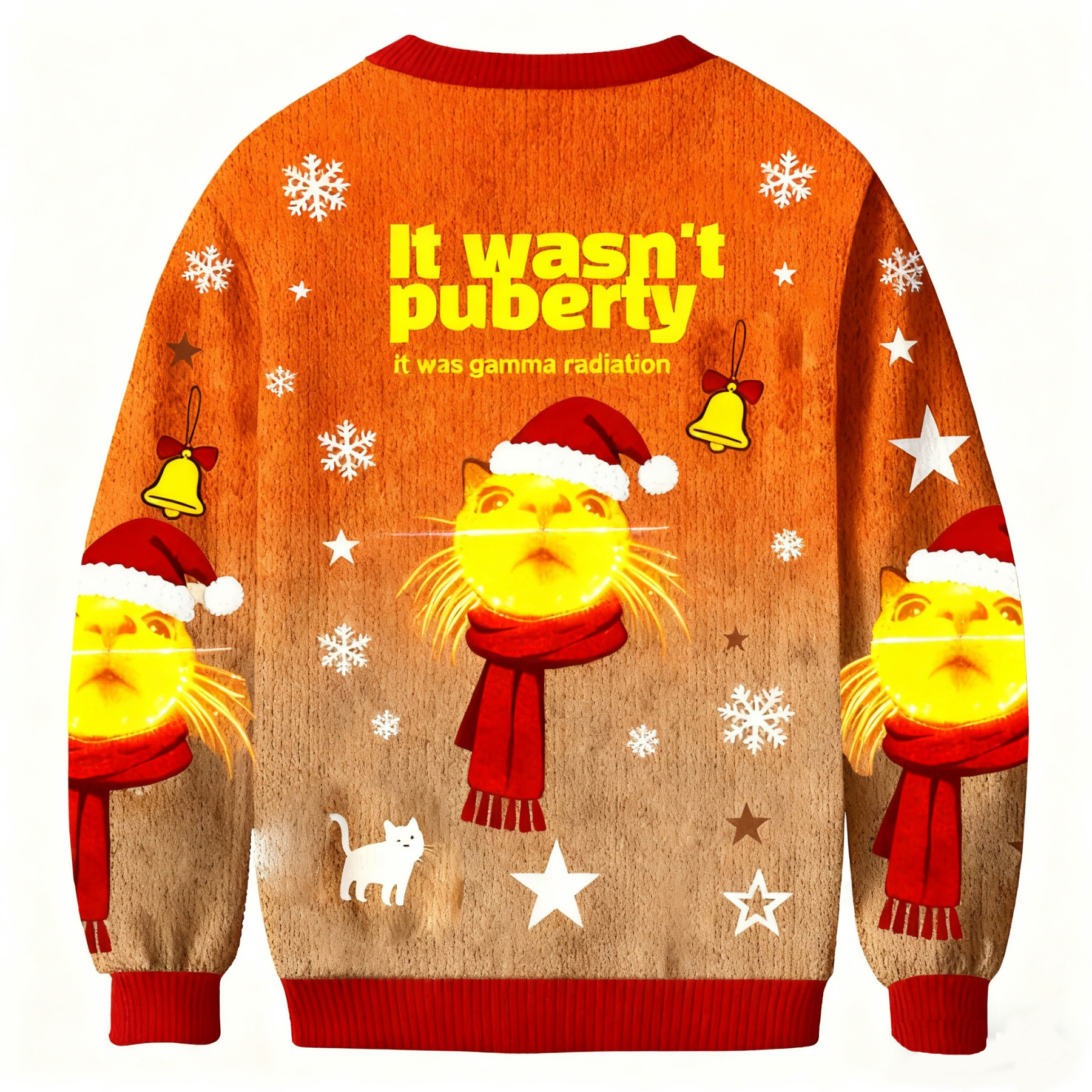 This Wan't Puberty It's Gamma Radiation Ugly Sweatshirt