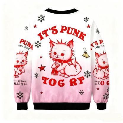 It's Punk To Cry Ugly Sweatershirt