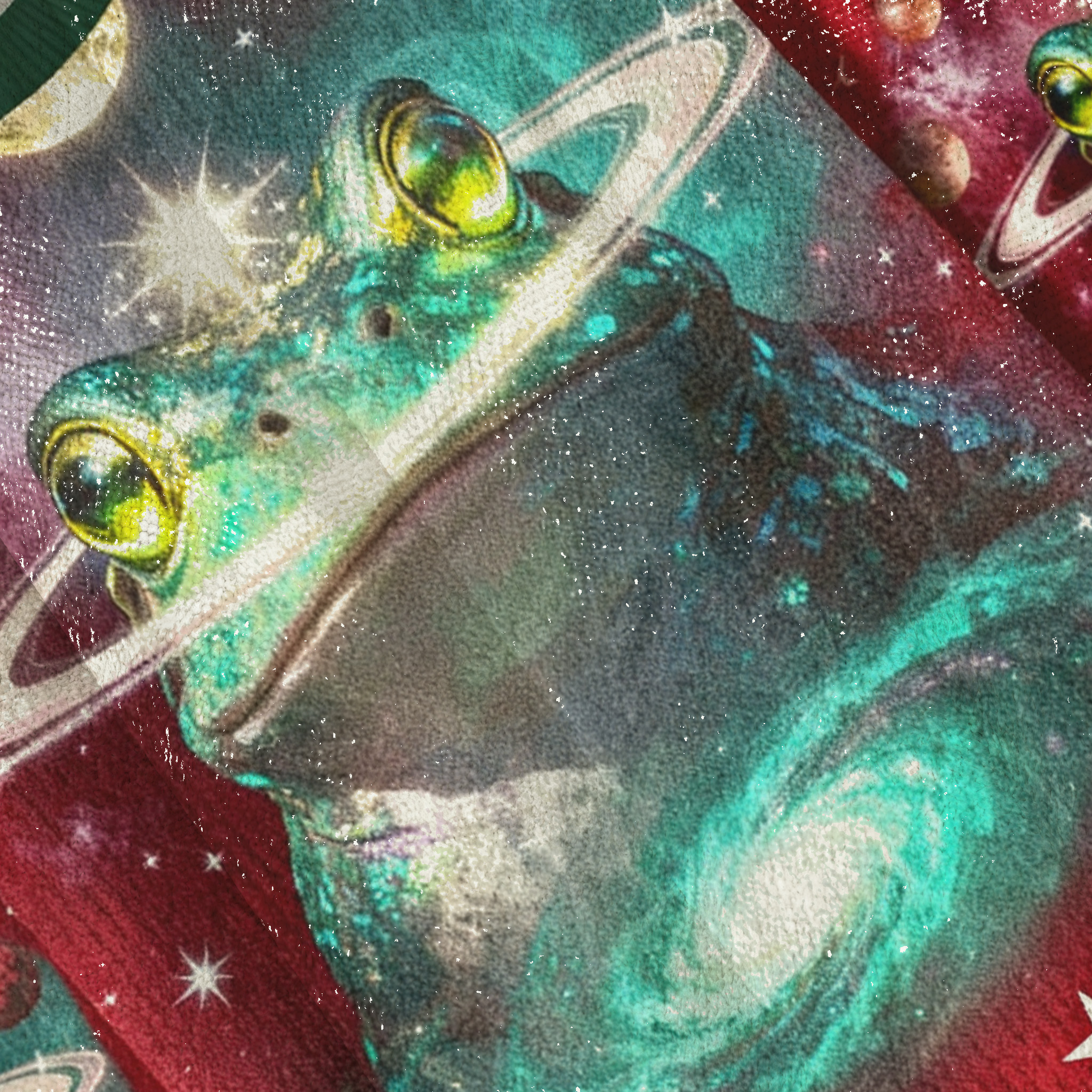 Psychedelic Cosmic Frog Ugly Sweatshirt