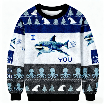 I Shark You Ugly Sweatshirt