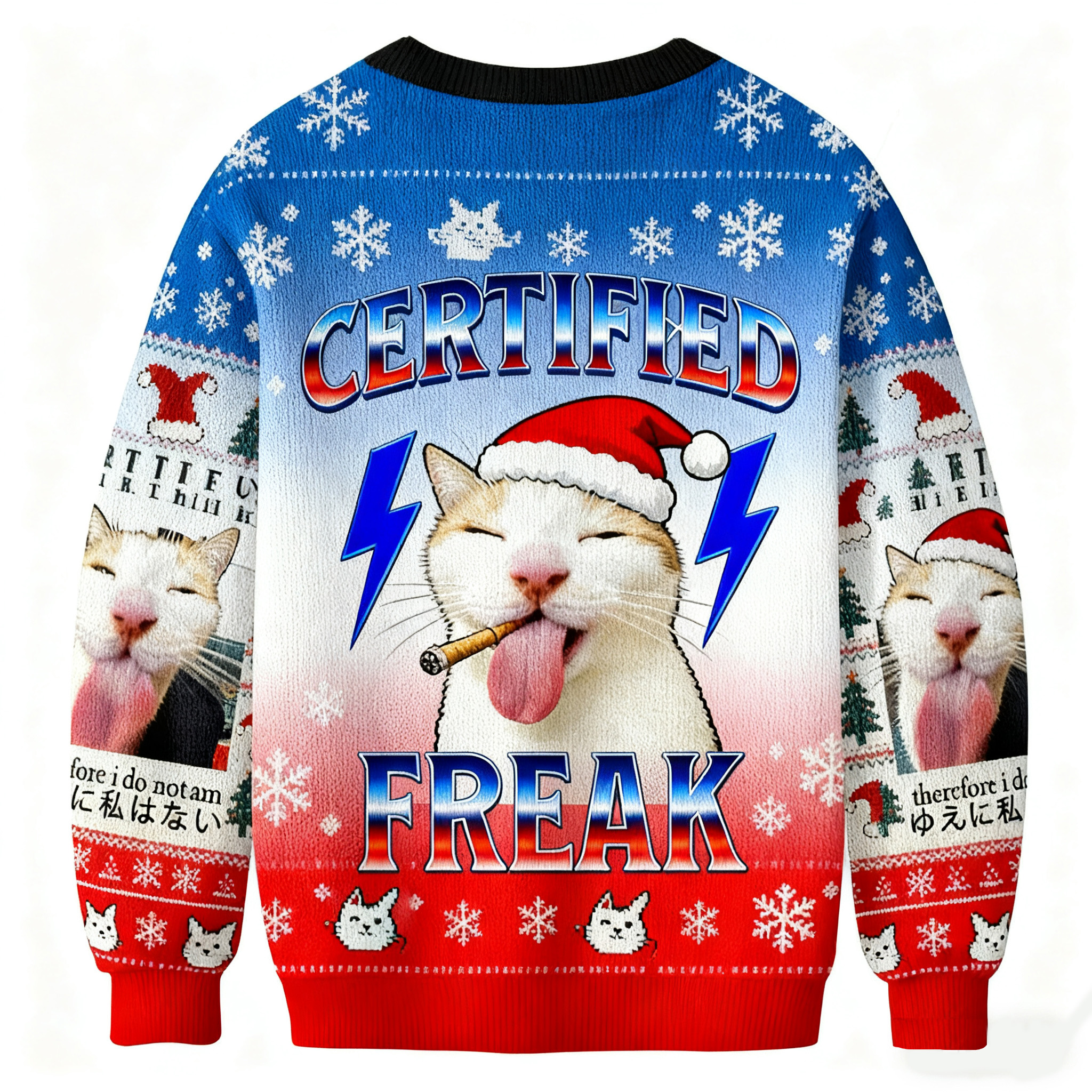 Certified Freak Christmas Ugly Sweatshirt
